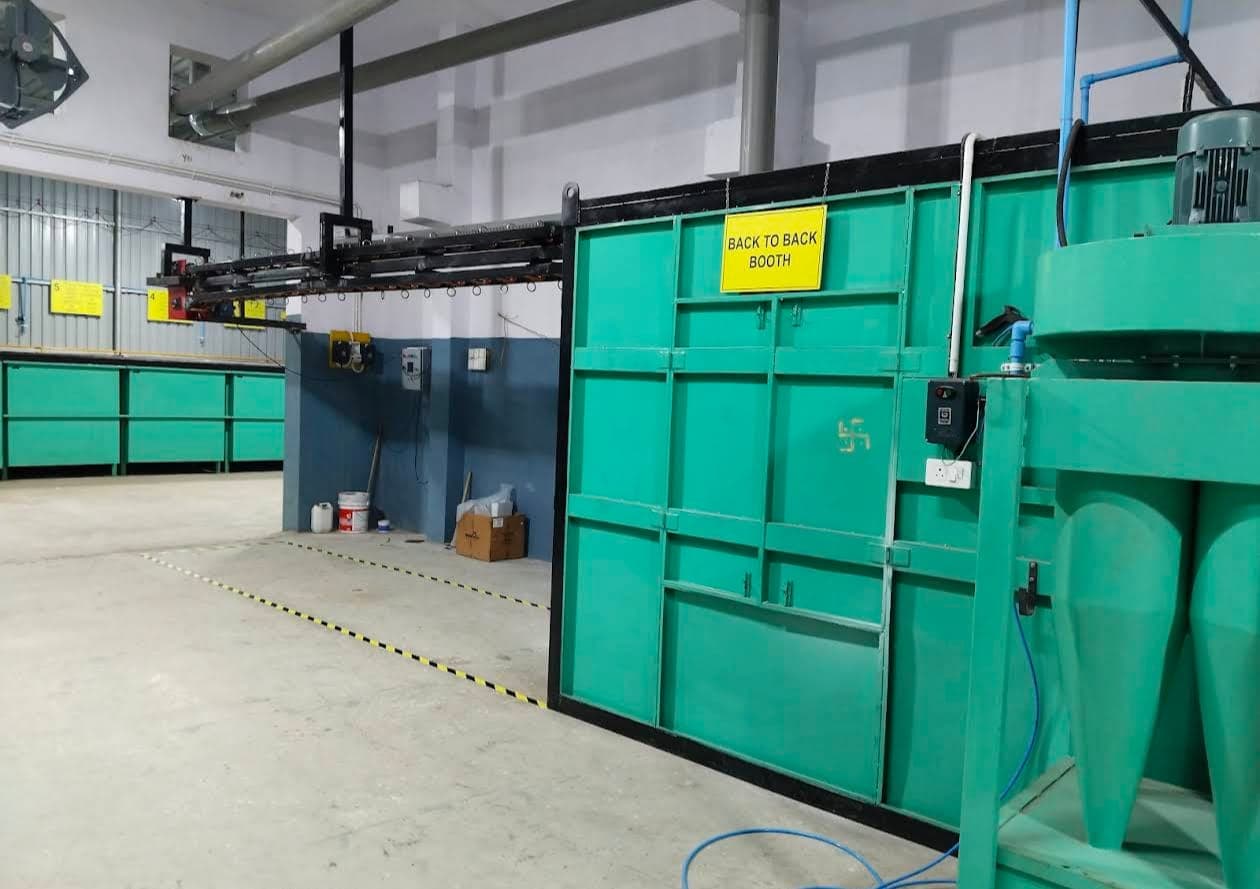 INTIGRA automated powder coating conveyor plant in Rajkot, Gujarat